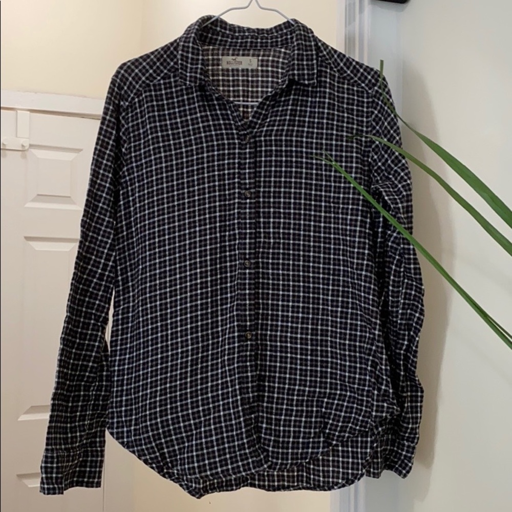 Hollister plaid shirt